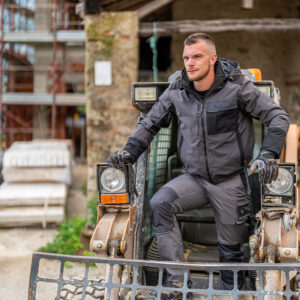 Hlače Tenere Pro - sivo/črne