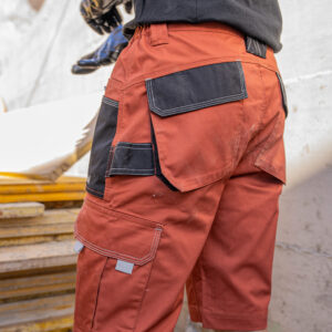 Delovne kratke hlače Slick - rdeče